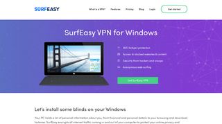 
                            3. SurfEasy VPN for Windows | SurfEasy Ultra fast, no-log VPN for ...