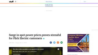 
                            4. Surge in spot power prices proves stressful for Flick Electric customers ...