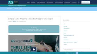 
                            8. Surgical Skills: Three-line / sloped cartridge Circular ... - AIS Channel