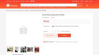 
                            12. Surich Scalar Energy Saver Sticker | Shopee Philippines