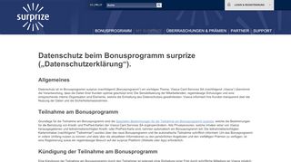 
                            5. surprize - Datenschutz