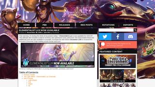 
                            10. Surrender at 20: Elementalist Lux Now Available