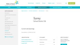 
                            10. Surrey School District 36 - Careers | Make a Future