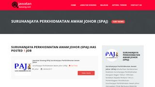 
                            9. Suruhanjaya Perkhidmatan Awam Johor (SPAJ) - Jawatan ...