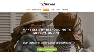 
                            3. Survee: Earn money by completing online surveys from home