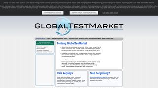 
                            2. Survei Online Berbayar, Ikut Survei - GlobalTestMarket
