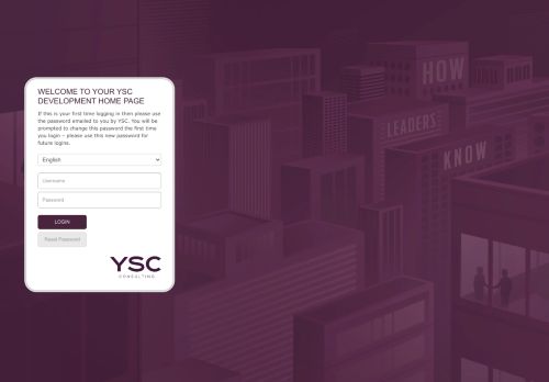 
                            5. Survey Login - YSC Consulting