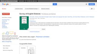 
                            6. Survey of English Dialects: The Dictionary and Grammar