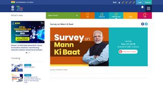 
                            6. Survey on Mann Ki Baat | MyGov.in