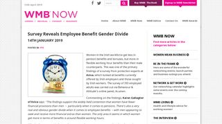 
                            8. Survey Reveals Employee Benefit Gender Divide - Women Mean ...