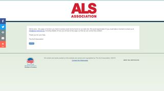 
                            2. Survey - Sign up for ALS Association Email - The ALS Association