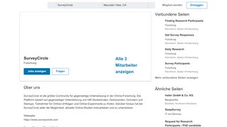
                            10. SurveyCircle – Umfrageteilnehmer finden, Forschung unterstützen ...