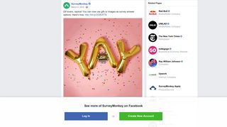 
                            10. SurveyMonkey - Gif lovers, rejoice! You can now use gifs... | Facebook