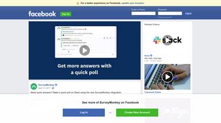 
                            12. SurveyMonkey - Need quick answers? Make a quick poll ... - Facebook