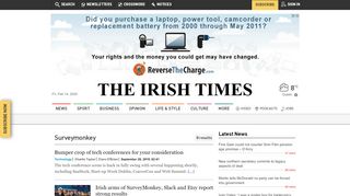 
                            5. Surveymonkey | The Irish Times