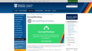 
                            8. SurveyMonkey - University of Victoria
