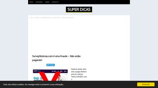 
                            9. SurveyNoticias.com, CircumNews.com e outros sites são uma Fraude