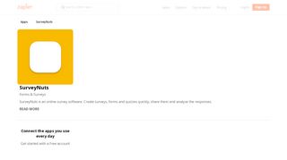 
                            2. SurveyNuts - Features, Pricing, Alternatives, and More | Zapier