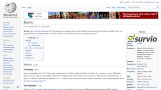 
                            8. Survio - Wikipedia