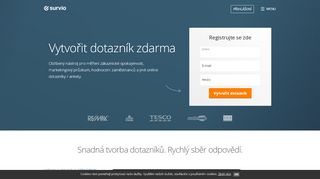 
                            2. Survio.com: Dotazník zdarma | Vytvořit online dotazník