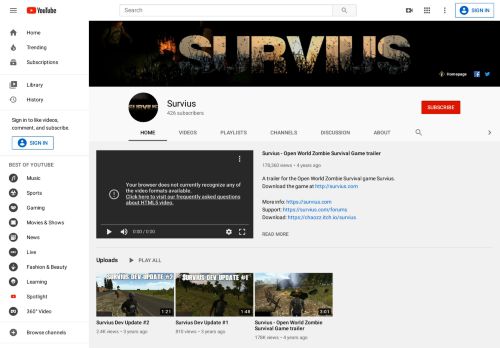 
                            8. Survius - YouTube