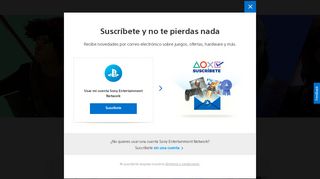 
                            4. Suscríbete a nuestros correos | Mantente conectado a PlayStation ...