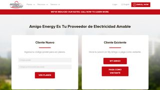 
                            3. Suscríbete o Inicia Sesión | AmigoEnergy.com | 855-454-3259