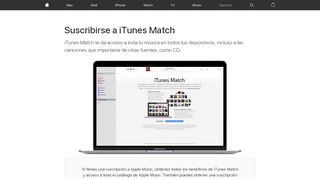 
                            6. Suscribirse a iTunes Match - Soporte técnico de Apple - Apple Support