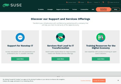
                            13. SUSE Linux Enterprise Server mit erweitertem Support | Red Hat auf ...