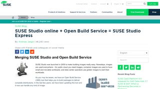 
                            2. SUSE Studio online + Open Build Service = SUSE Studio Express ...