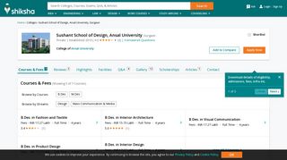 
                            8. Sushant School of Design, Ansal University, Gurgaon - Courses ...