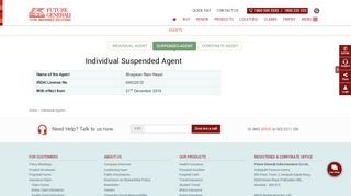 
                            10. Suspended Agents - Future Generali