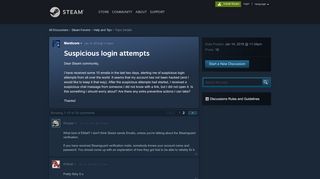 
                            12. Suspicious login attempts :: Help and Tips - Steam Community