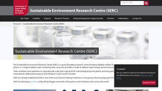 
                            12. Sustainable Environment Research Centre (SERC) | University of ...