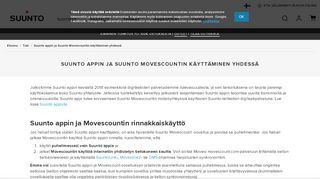 
                            3. Suunto appin ja Suunto Movescountin käyttäminen yhdessä