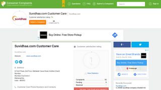 
                            8. Suvidhaa.com Customer Care, Complaints and Reviews