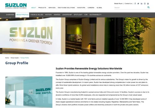 
                            2. Suzlon Company | Wind & Power Energy Company