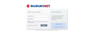 
                            6. Suzuki Extranet Logon Screen