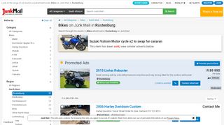 
                            9. Suzuki Vstrom Motor cycle x2 to swap for caravan | Junk Mail