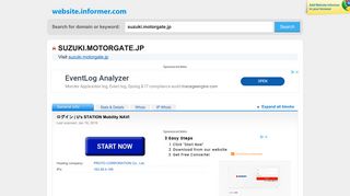 
                            5. suzuki.motorgate.jp at WI. ログイン | U's STATION Mobility NAVI