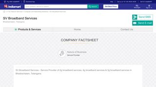 
                            5. SV Broadband Services - IndiaMART