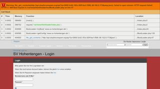 
                            5. SV Hohentengen - Login@SV Hohentengen