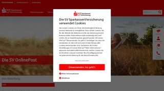 
                            8. SV Onlinepost | SV SparkassenVersicherung | SV ...