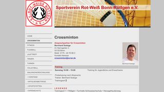 
                            10. SV Rot-Weiß Bonn-Röttgen e.V. - Crossminton