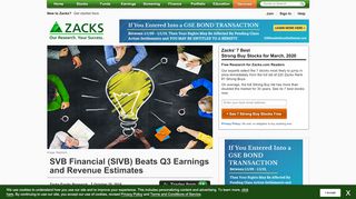 
                            13. SVB Financial (SIVB) Beats Q3 Earnings and Revenue Estimates ...