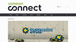 
                            4. SveaCasino | Comeon Connect Affiliate Program | Online Casino