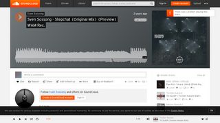 
                            13. Sven Sossong - Stepchat (Original Mix) (Preview) WAM ...