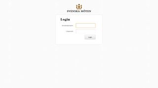 
                            1. Svenska Möten - Medlemswebb - Login