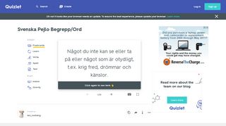 
                            10. Svenska Pejlo Begrepp/Ord Flashcards | Quizlet