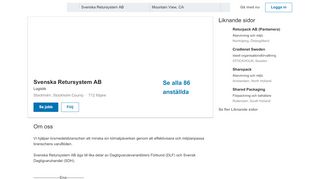 
                            4. Svenska Retursystem AB | LinkedIn